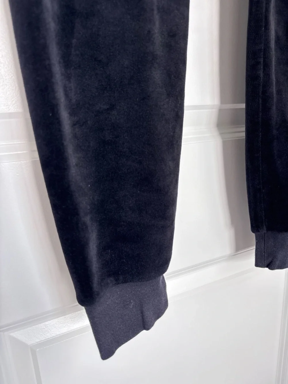 Y2K Juicy Couture Black Label Velour Sweatpants 2000s Joggers Streetwear